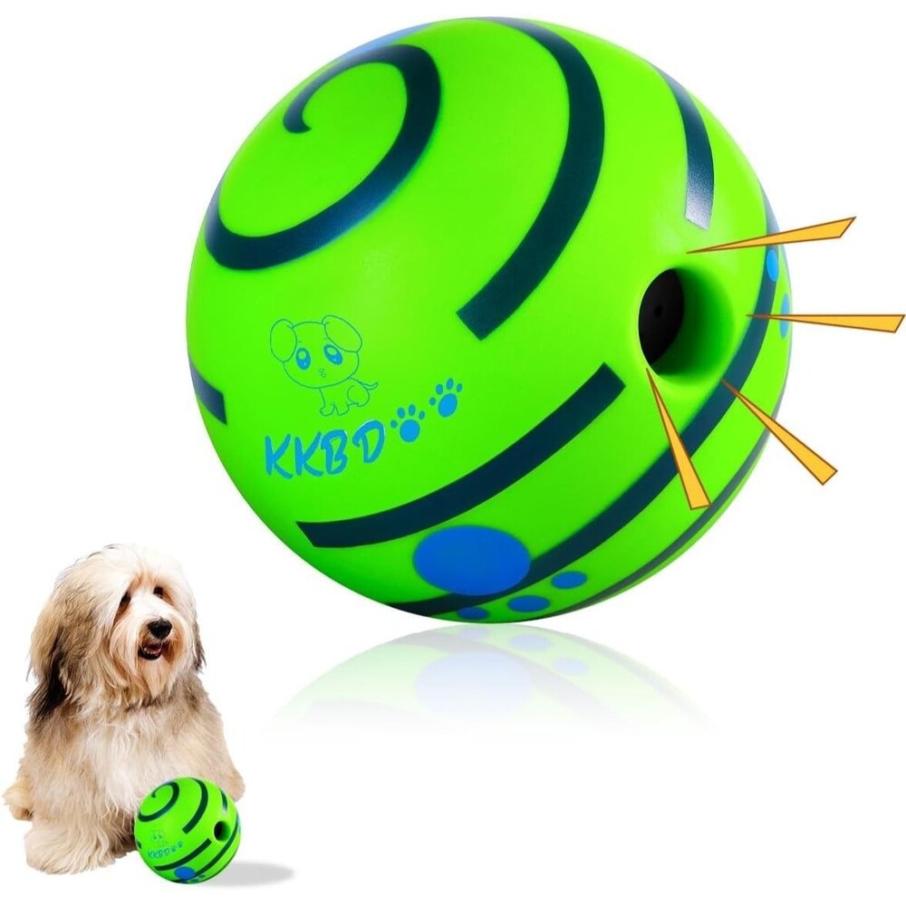 Interactive Squeaky Dog Ball - 2.75 Inch Toy for Small, Medium, Large Dogs and P